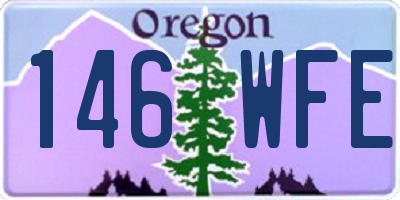 OR license plate 146WFE