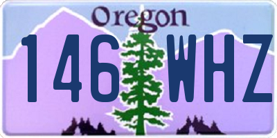 OR license plate 146WHZ