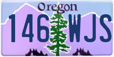 OR license plate 146WJS