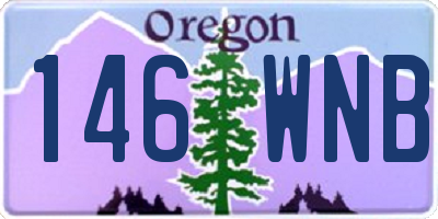 OR license plate 146WNB