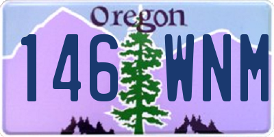 OR license plate 146WNM