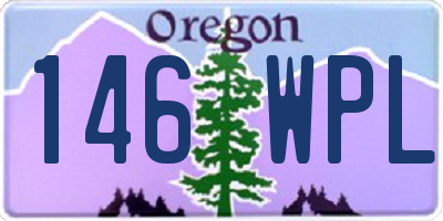 OR license plate 146WPL