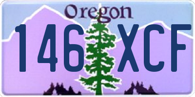 OR license plate 146XCF