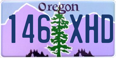 OR license plate 146XHD