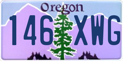 OR license plate 146XWG