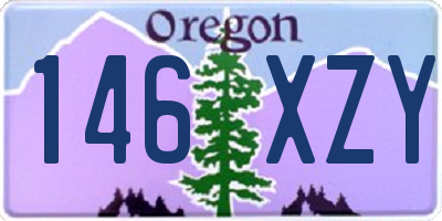 OR license plate 146XZY