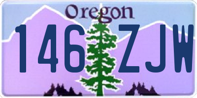 OR license plate 146ZJW