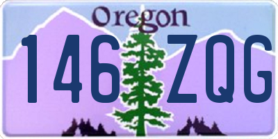 OR license plate 146ZQG