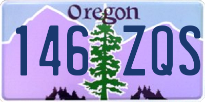 OR license plate 146ZQS
