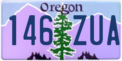 OR license plate 146ZUA