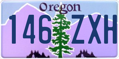OR license plate 146ZXH