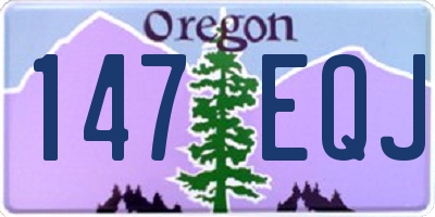 OR license plate 147EQJ