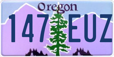 OR license plate 147EUZ