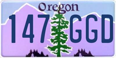 OR license plate 147GGD