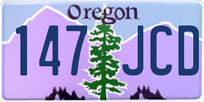 OR license plate 147JCD