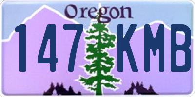 OR license plate 147KMB