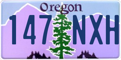 OR license plate 147NXH