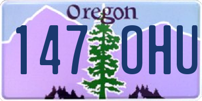 OR license plate 147OHU