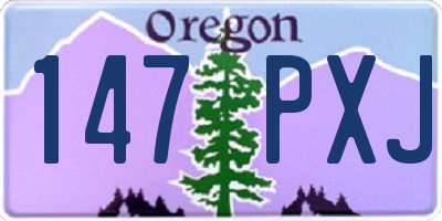 OR license plate 147PXJ