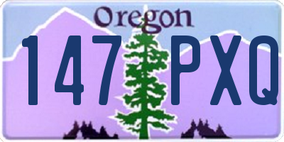 OR license plate 147PXQ