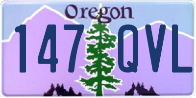 OR license plate 147QVL
