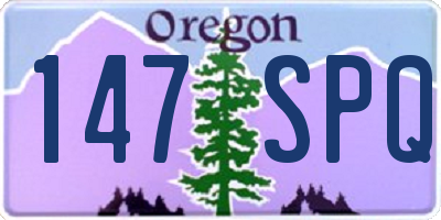 OR license plate 147SPQ