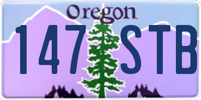 OR license plate 147STB
