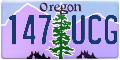 OR license plate 147UCG