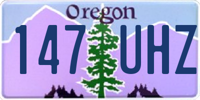 OR license plate 147UHZ