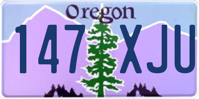 OR license plate 147XJU