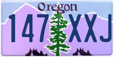 OR license plate 147XXJ