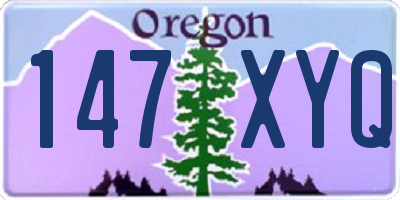 OR license plate 147XYQ