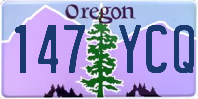 OR license plate 147YCQ