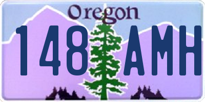 OR license plate 148AMH