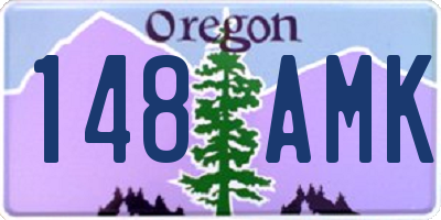 OR license plate 148AMK