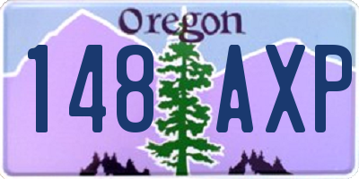 OR license plate 148AXP