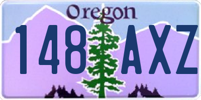 OR license plate 148AXZ