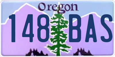 OR license plate 148BAS