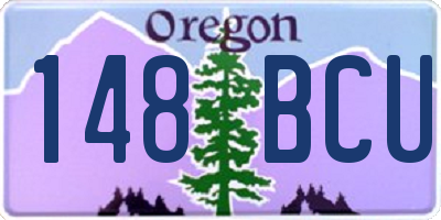 OR license plate 148BCU