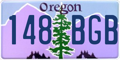 OR license plate 148BGB