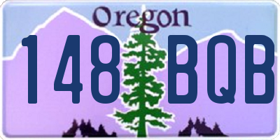 OR license plate 148BQB