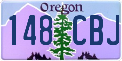 OR license plate 148CBJ