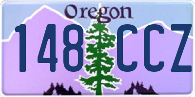OR license plate 148CCZ