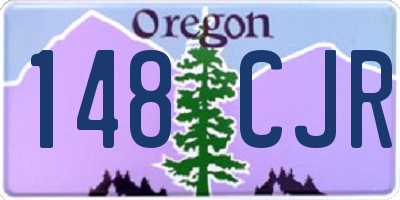 OR license plate 148CJR