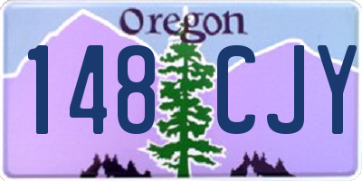 OR license plate 148CJY