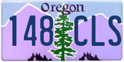 OR license plate 148CLS