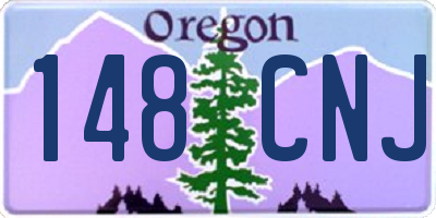 OR license plate 148CNJ