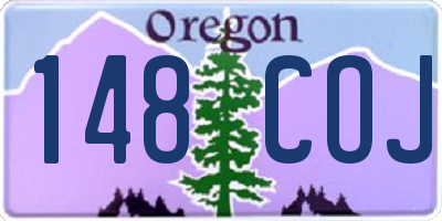 OR license plate 148COJ