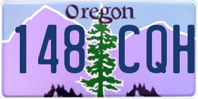 OR license plate 148CQH