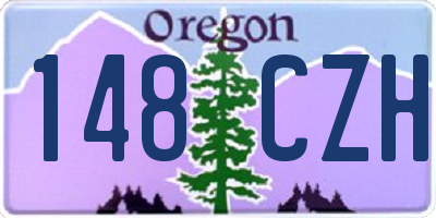 OR license plate 148CZH